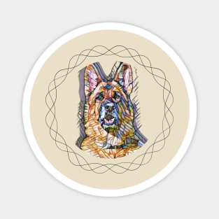 German shepherd Magnet